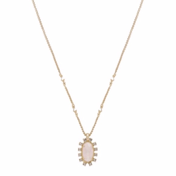 KENDRA SCOTT • Rose Quartz Brett Necklace - Picture 1 of 5
